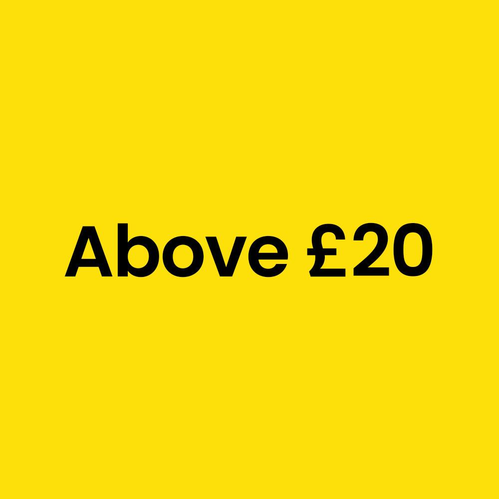 Above-£20